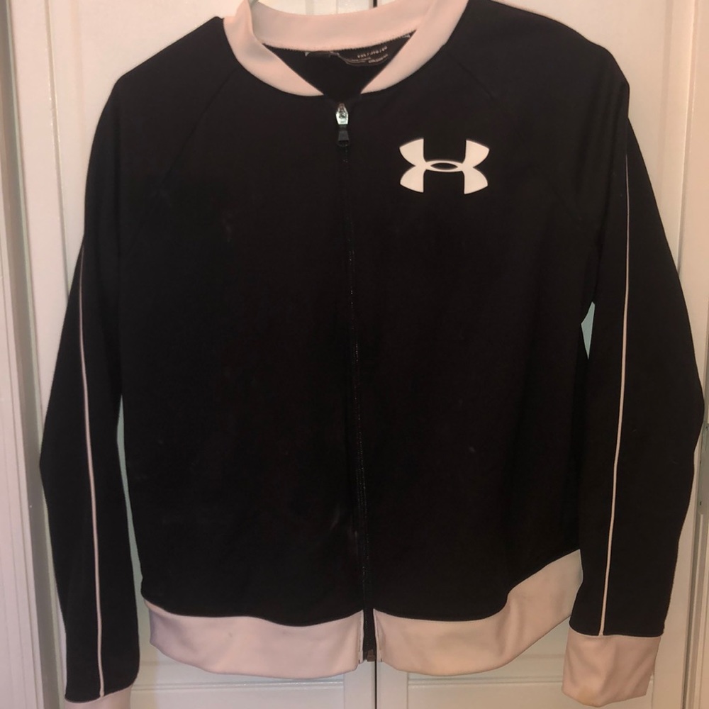 Under Armour Varsity zip up jacket(cropped)